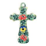 Cross, Large, 7.75" in "Tropical Love" by Ceramika Artystyczna | A533-U4705