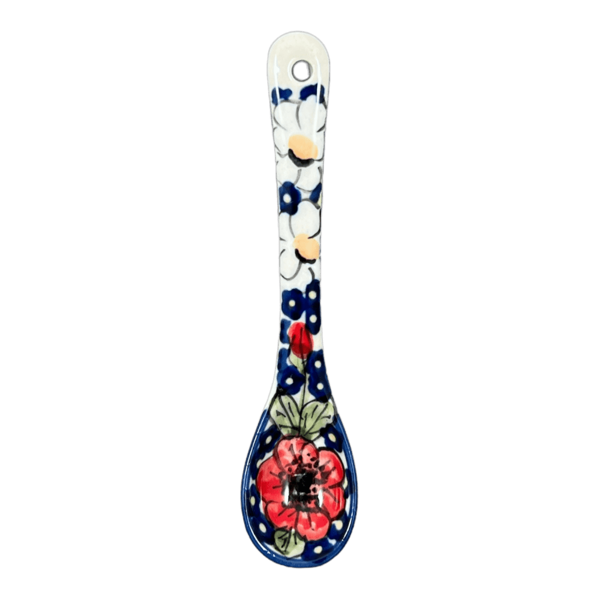 Spoon, Sugar, 5" in "Poppies & Posies" by Manufaktura | L001S-IM02