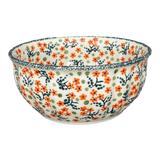 Bowl, Round, 6.5" in "Peach Blossoms" by Manufaktura | M084S-AS46