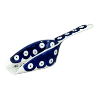 A picture of a Polish Pottery 7" Scoop (Cherry Dot) | L004T-70WI as shown at PolishPotteryOutlet.com/products/7-coffee-scoop-cherry-dot-l004t-70wi