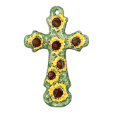 Cross, Large, 7.75" in "Sunflower Field" by Ceramika Artystyczna | A533-U4737