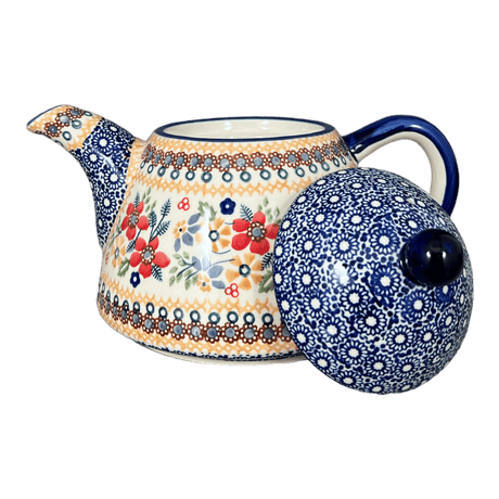 Teapot, 0.9 Liter in "Ruby Duet" by Manufaktura | C005S-DPLC