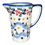 Pitcher, 14 oz, WR (WR7K) in "Bows in Snow" by W.R. Ceramika | WR7K-WR15