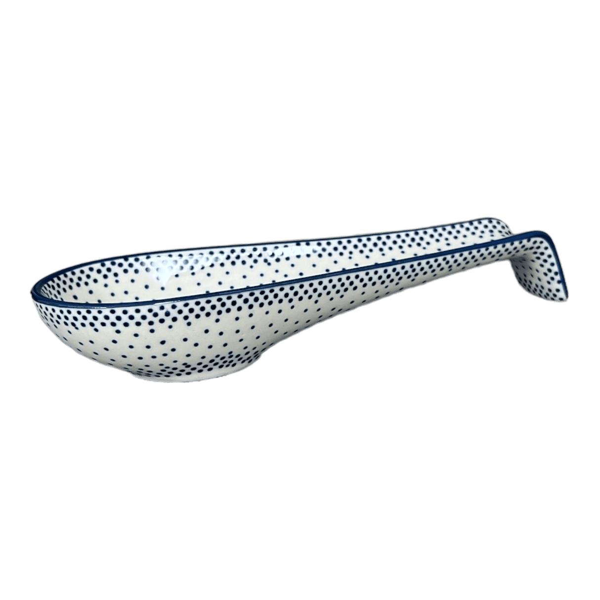 Spoon Rest, Large, 9.25" in "Misty Blue" by Manufaktura | P007U-61A