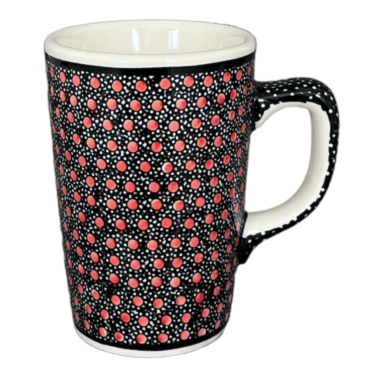 Mug, Pluton Mug, 12 oz in "Scarlet Night" by Manufaktura | K096S-WCZR