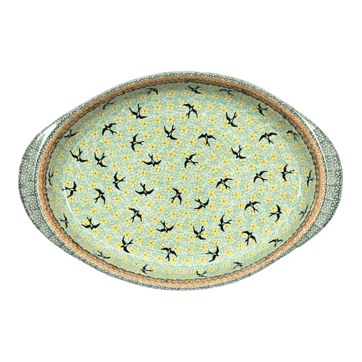 Baker, Oval, Large 10.25" x 15.5" in "Capistrano" by Manufaktura | P102S-WK59