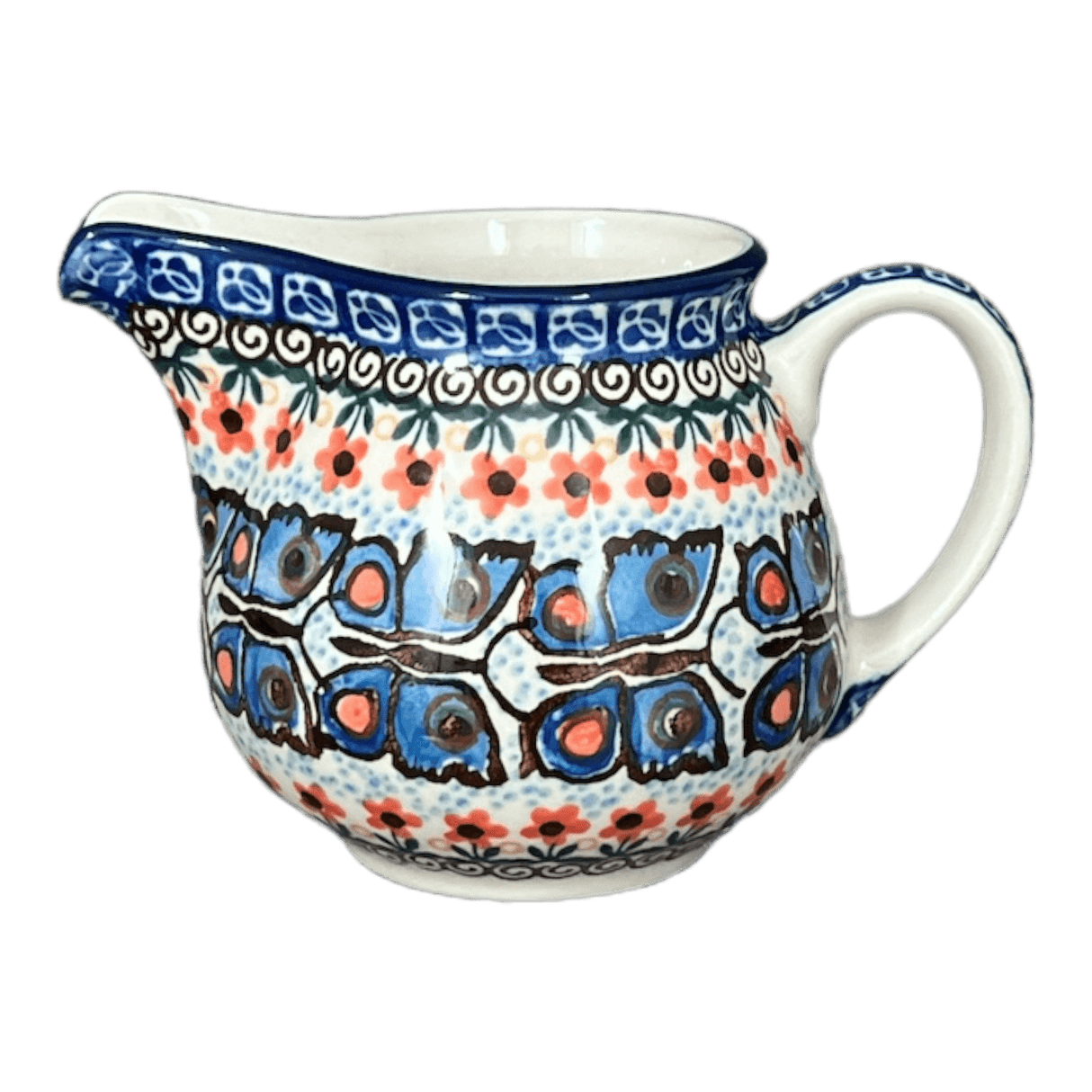 Creamer, 10 oz in "Butterfly Parade" by Ceramika Artystyczna | A341-U1493