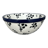 Bowl, Round, Kitchen, 9" in "Cowabunga - Blue Rim" by Ceramika Artystyczna | A056-2417X