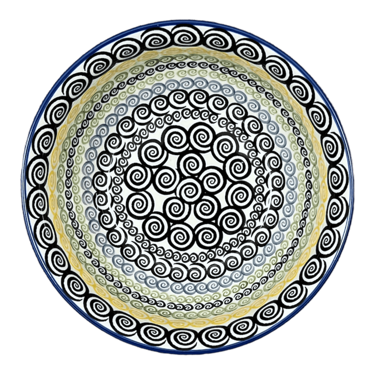 Bowl, Round, 9" Bowl in "Hypnotic Night" by Manufaktura | M086M-CZZC