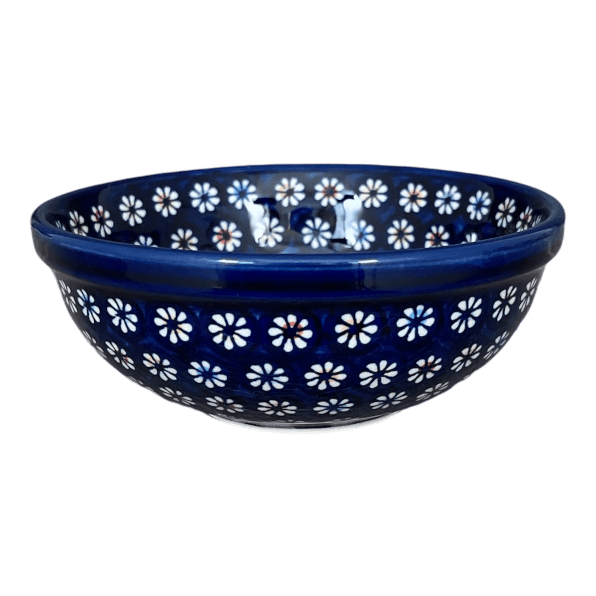 Bowl, Round, 6" in "Blue Floral Medley" by Manufaktura | M089S-MC23