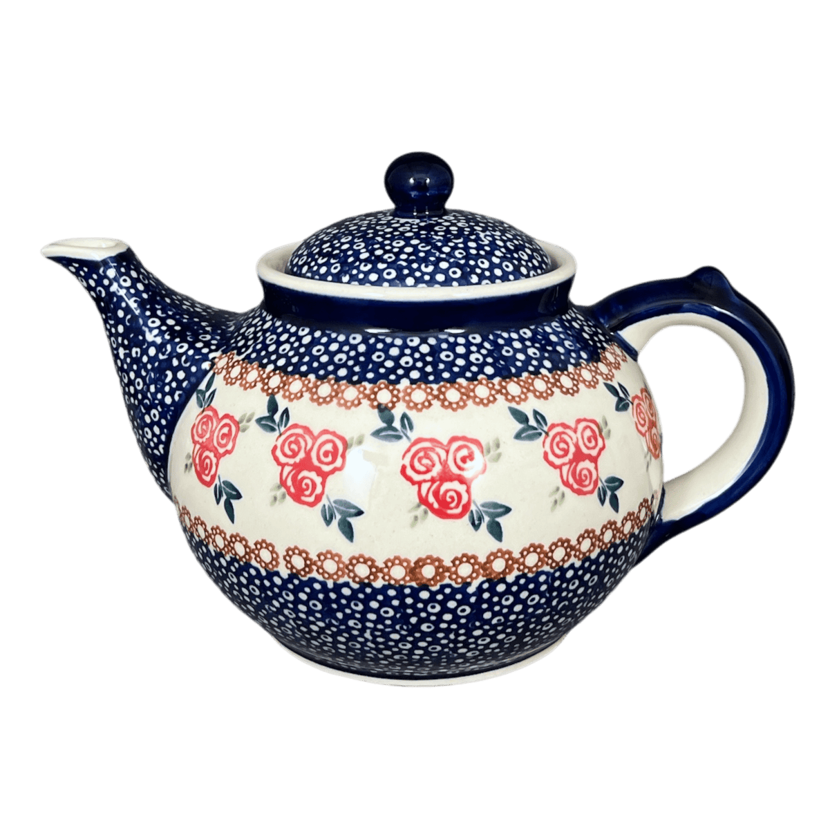 Teapot, 1.5 Liter in "Parade of Roses" by Manufaktura | C017T-MCR1