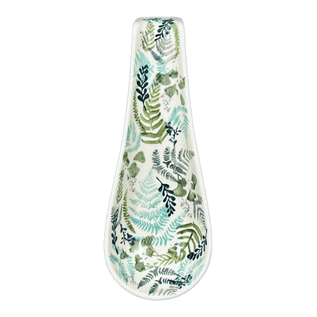 Spoon Rest, Large, 9.25" in "Scattered Ferns" by Manufaktura | P007S-GZ39