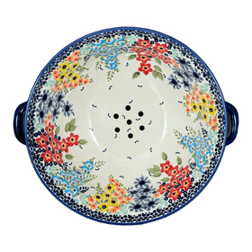 Polish Pottery Berry Bowl (Brilliant Garden) | D038S-DPLW Additional Image at PolishPotteryOutlet.com