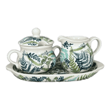 Cream & Sugar Set in "Scattered Ferns" by Manufaktura | K091S-GZ39