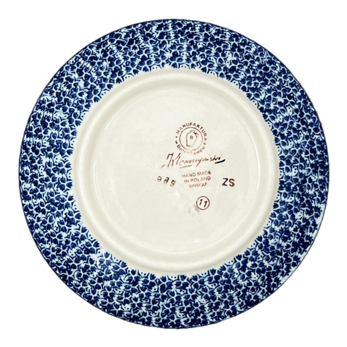 Plate, Round, Dessert, 6.5" in "Butterfly Bliss" by Manufaktura | T130S-WK73