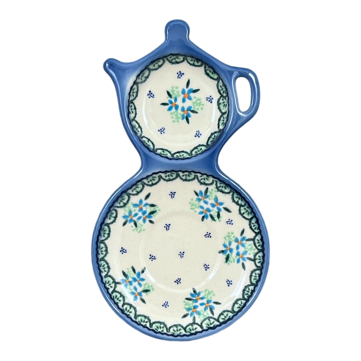 Tray, Tea Service, 8.25" x 5.5" in "Blue Star Bundle" by Galia | GPH07-PN