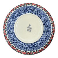 A picture of a Polish Pottery Bowl, Round, Serving, 10.5" in "Rosie's Garden" by Ceramika Artystyczna | AC36-1490X as shown at PolishPotteryOutlet.com/products/10-5-serving-bowl-rosies-garden-ac36-1490x