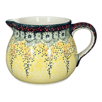 A picture of a Polish Pottery 1.5 Liter Pitcher (Sunshine Grotto) | D043S-WK52 as shown at PolishPotteryOutlet.com/products/1-5-l-wide-mouth-pitcher-sunshine-grotto-d043s-wk52