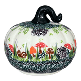 Decorative Pumpkin, 4.5" in "Mushroom Meadow" by Galia | GAD45-ULA3