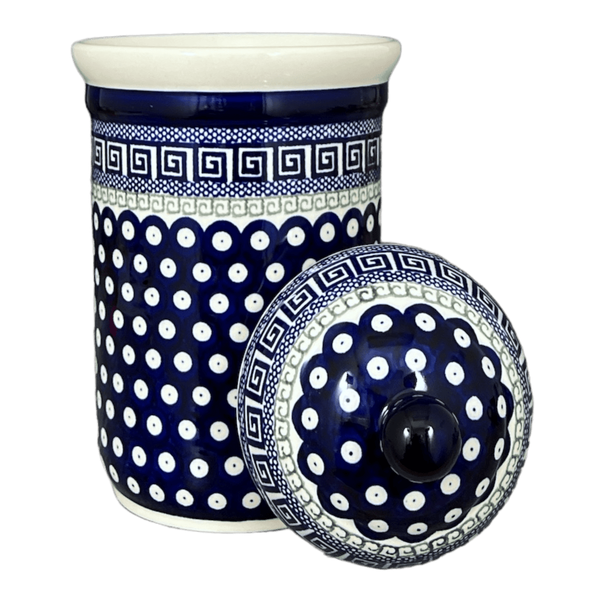 Container, 2 Liter in "Grecian Dot" by Zaklady | Y1244-D923