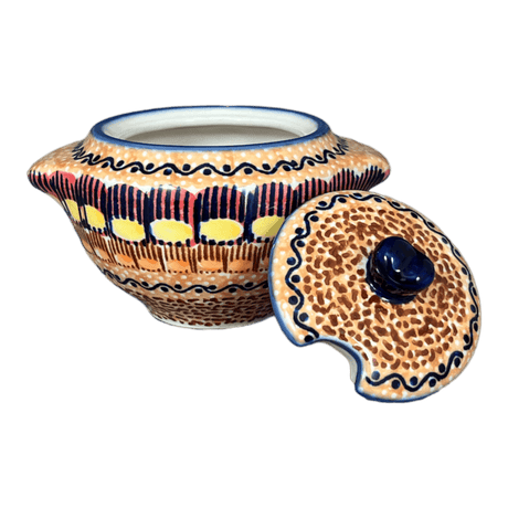 Bowl, Round, Sugar Bowl, 3" in "Desert Sunrise" by Manufaktura | C003U-KLJ