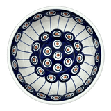 Bowl, Round, Fancy, 5.5" in "Peacock in Line" by Manufaktura | C018T-54A