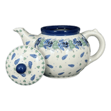 Teapot, 1.2 Liter in "Hyacinth in the Wind" by Ceramika Artystyczna | A060-2037X