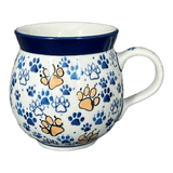 Mug, Belly, 12 oz Medium in "Paw Prints" by Ceramika Artystyczna | A070-1770X