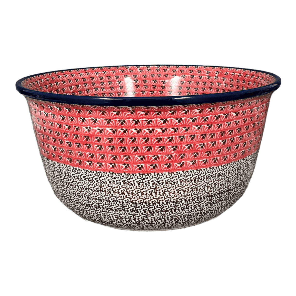 Bowl, Round, 12.5" in "Coral Fans" by Ceramika Artystyczna | A213-2199X