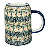 Drinking Glass, Tankard, 22 oz Small in "Perennial Garden" by Manufaktura | K054S-LM