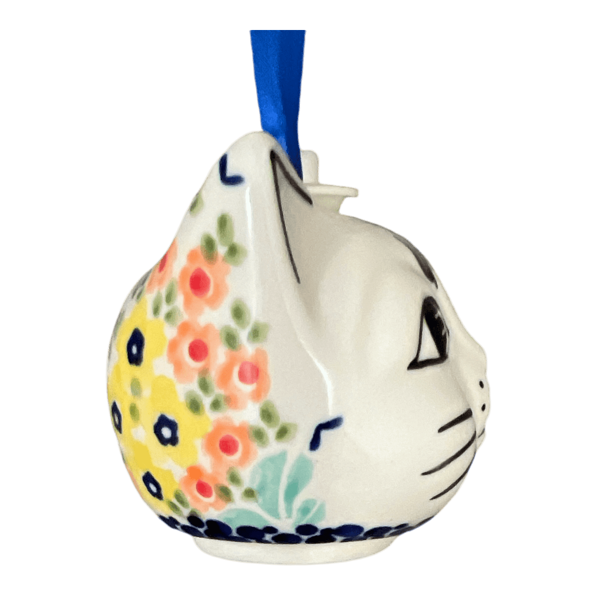 Ornament, Cat Head in "Brilliant Garden" by Manufaktura | K142S-DPLW