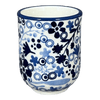 Polish Pottery Drinkware, Wine Cup, 6 oz in "Rambling Blues" by Manufaktura | K111S-GZ50 at PolishPotteryOutlet.com