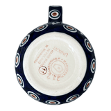 Creamer, The Cream of Creamers-"Basia", 6.5 oz in "Peacock Dot" by Manufaktura | D019U-54K