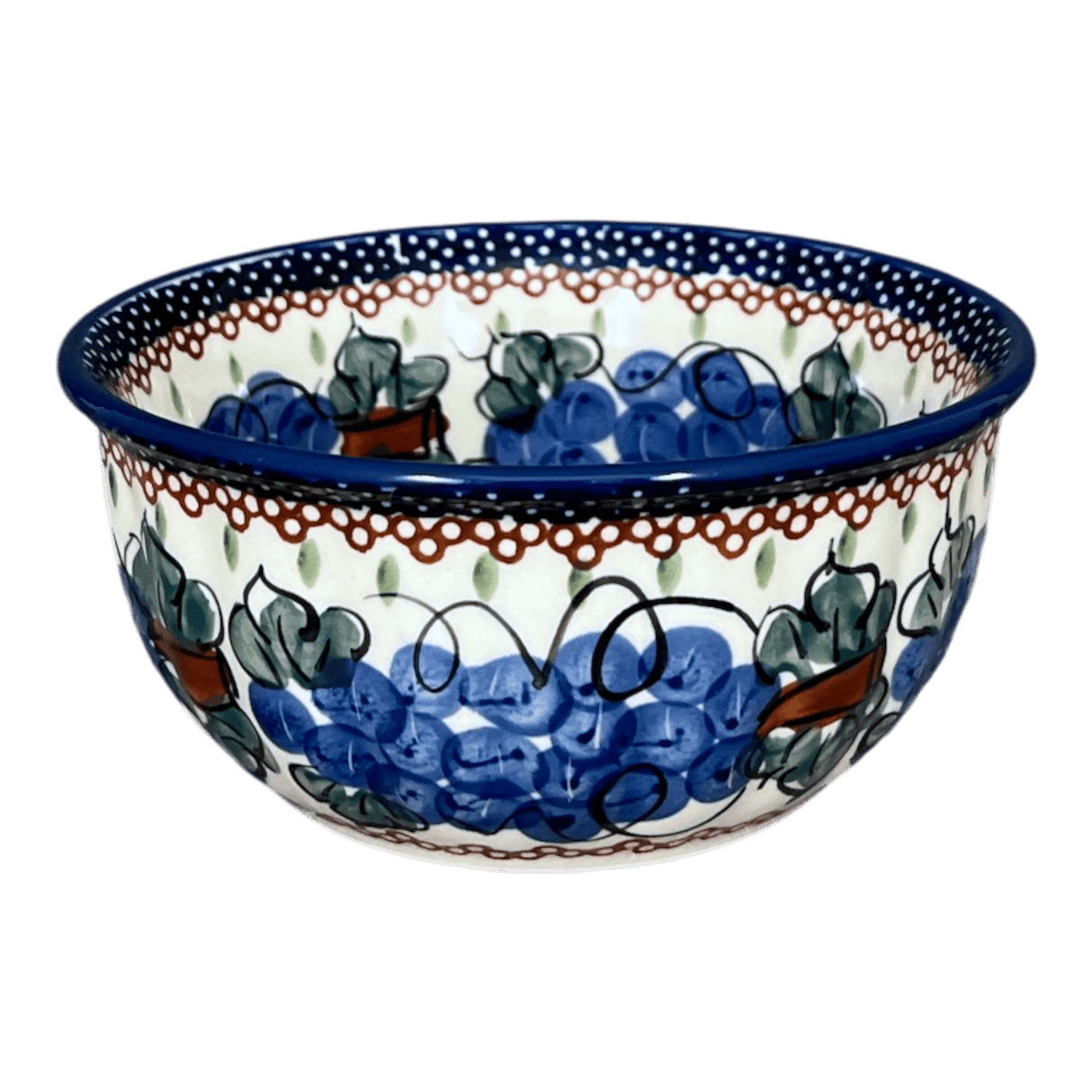 Bowl, Round, 5.5" in "Tuscan Dreams" by Manufaktura | M083S-DMW