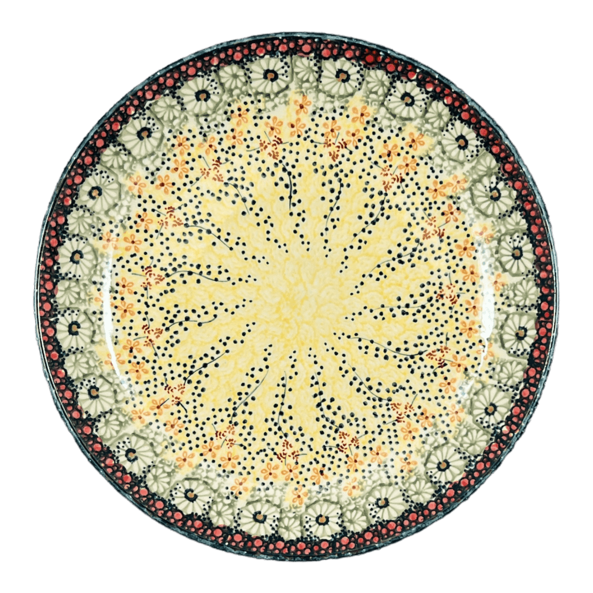 Plate, Round, Dinner, 10" in "Sunshine Grotto" by Manufaktura | T132S-WK52