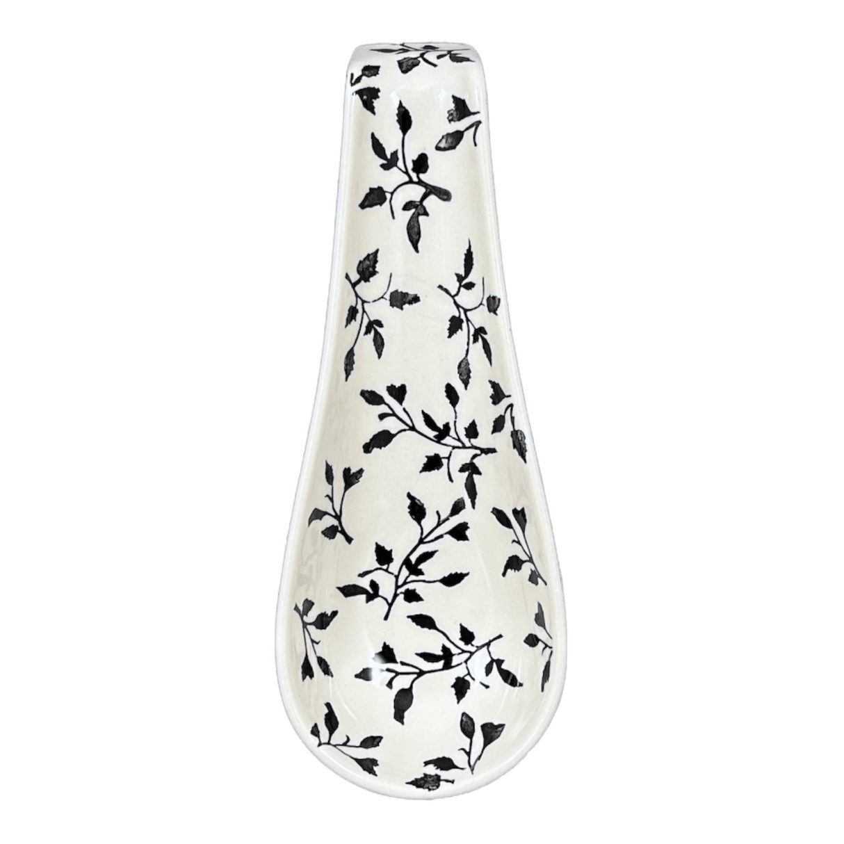 Spoon Rest, Large, 9.25" in "Black Spray" by Manufaktura | P007T-LISC