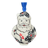 Ornament, Santa, 2.5" in "Night Garden" by Manufaktura | K144U-BL02