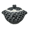Polish Pottery 3" Sugar Bowl (Metro) | C003T-WCZM at PolishPotteryOutlet.com