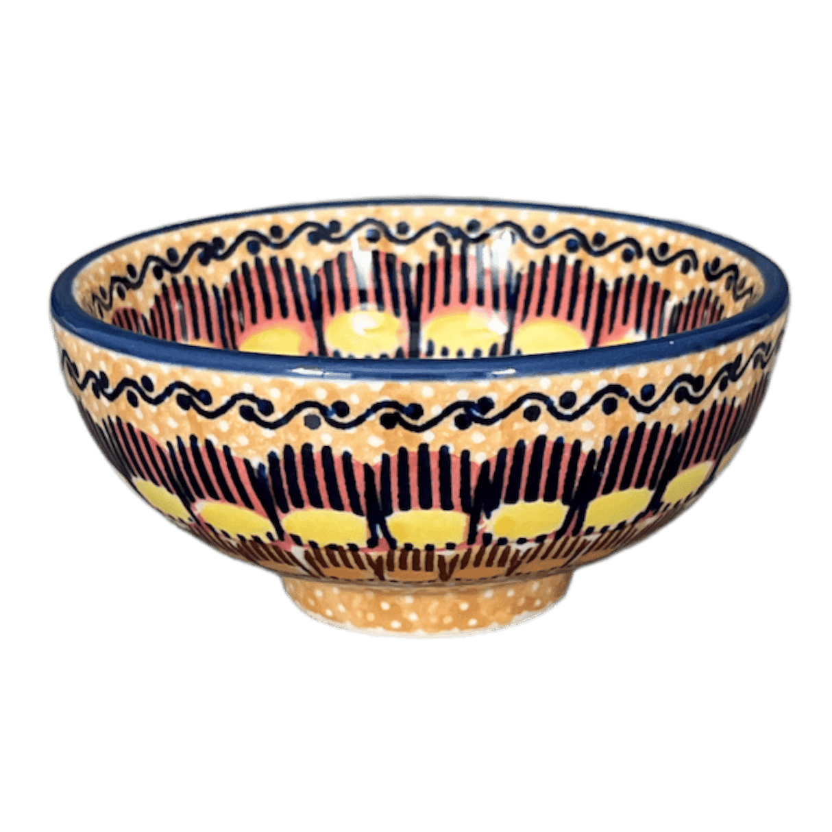 Bowl, Round, Dipping, 4.25" in "Desert Sunrise" by Manufaktura | M153U-KLJ