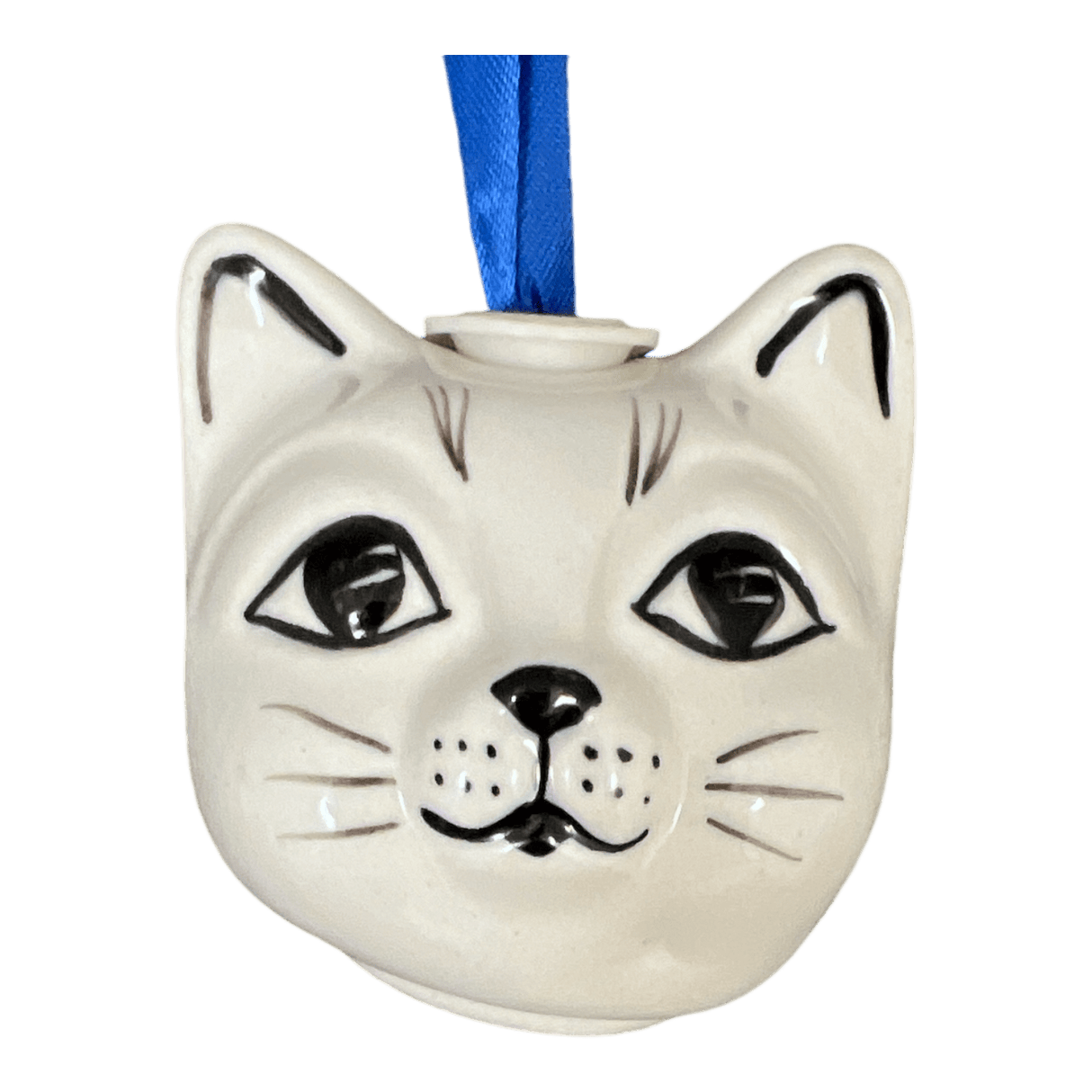 Ornament, Cat Head in "Holiday Cheer" by Manufaktura | K142T-NOS2