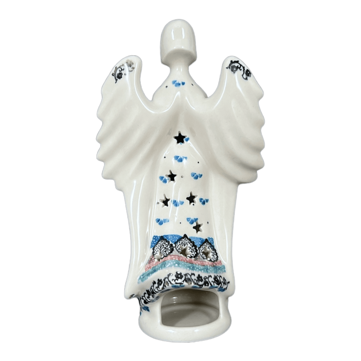 Luminary, Tall Angel, 9" in "Winter Aspen" by Ceramika Artystyczna | AC68-1995X