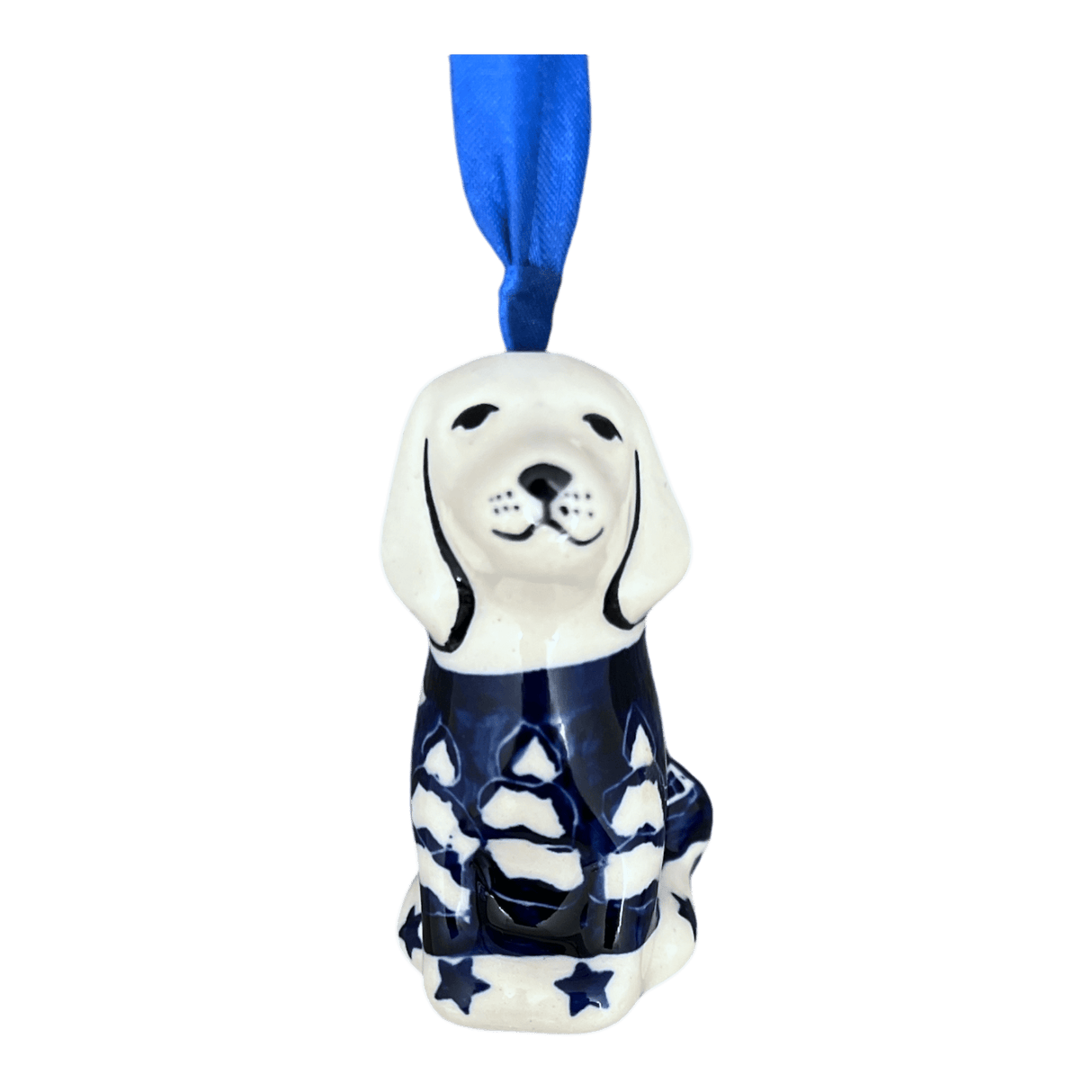 Ornament, Dog, 3" in "Winter's Eve" by Manufaktura | K164S-IBZ