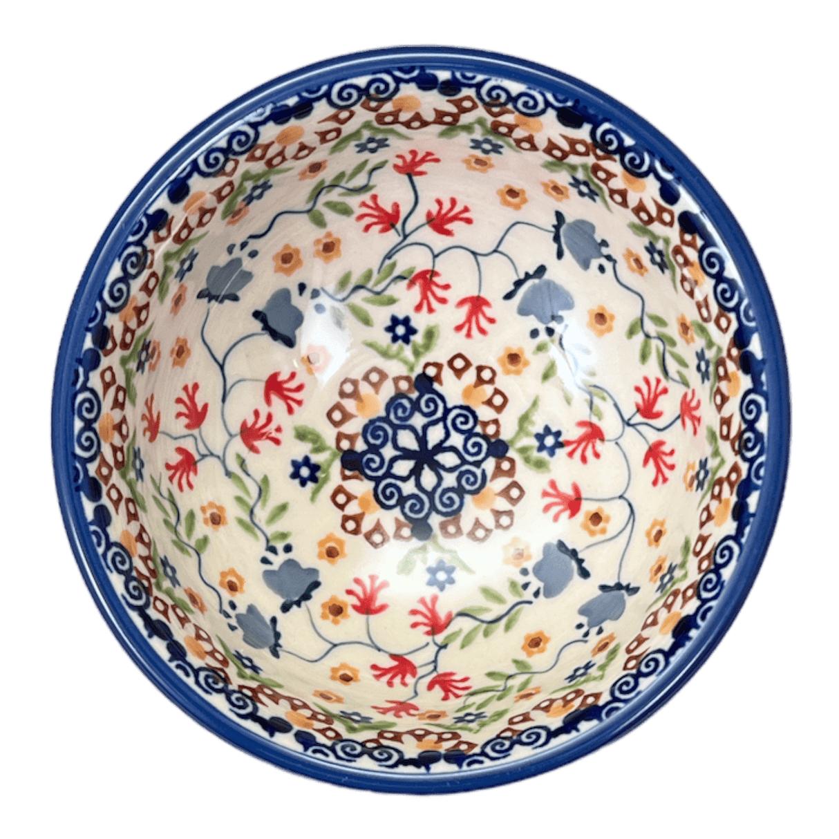 Bowl, Round, Dipping, 4.25" in "Wildflower Delight" by Manufaktura | M153S-P273