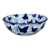 Polish Pottery 8.5" Bowl (Blue Butterfly) | M135U-AS58 at PolishPotteryOutlet.com
