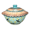Polish Pottery 3" Sugar Bowl (Capistrano) | C003S-WK59 at PolishPotteryOutlet.com