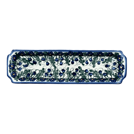 Tray, Rectangular, 16" x 4.5" in "Blue Cascade" by Andy | NDA203-A31