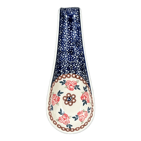 Spoon Rest, Large, 9.25" in "Parade of Roses" by Manufaktura | P007T-MCR1