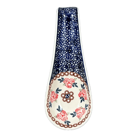 Polish Pottery Spoon Rest, Large, 9.25" in "Parade of Roses" by Manufaktura | P007T-MCR1 Additional Image at PolishPotteryOutlet.com