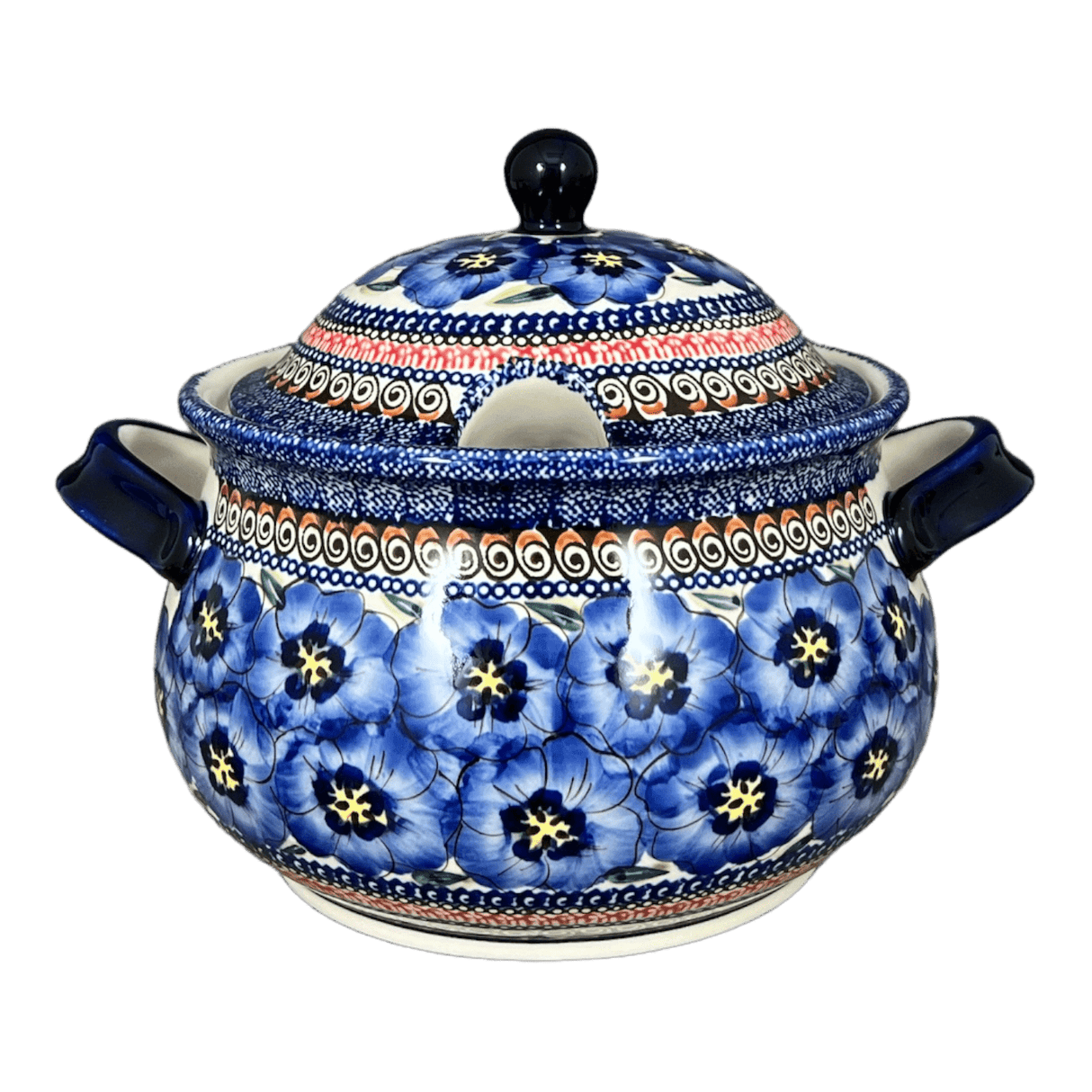 Soup Tureen, 3 Liter in "Bloomin' Sky" by Zaklady | Y1004-ART148