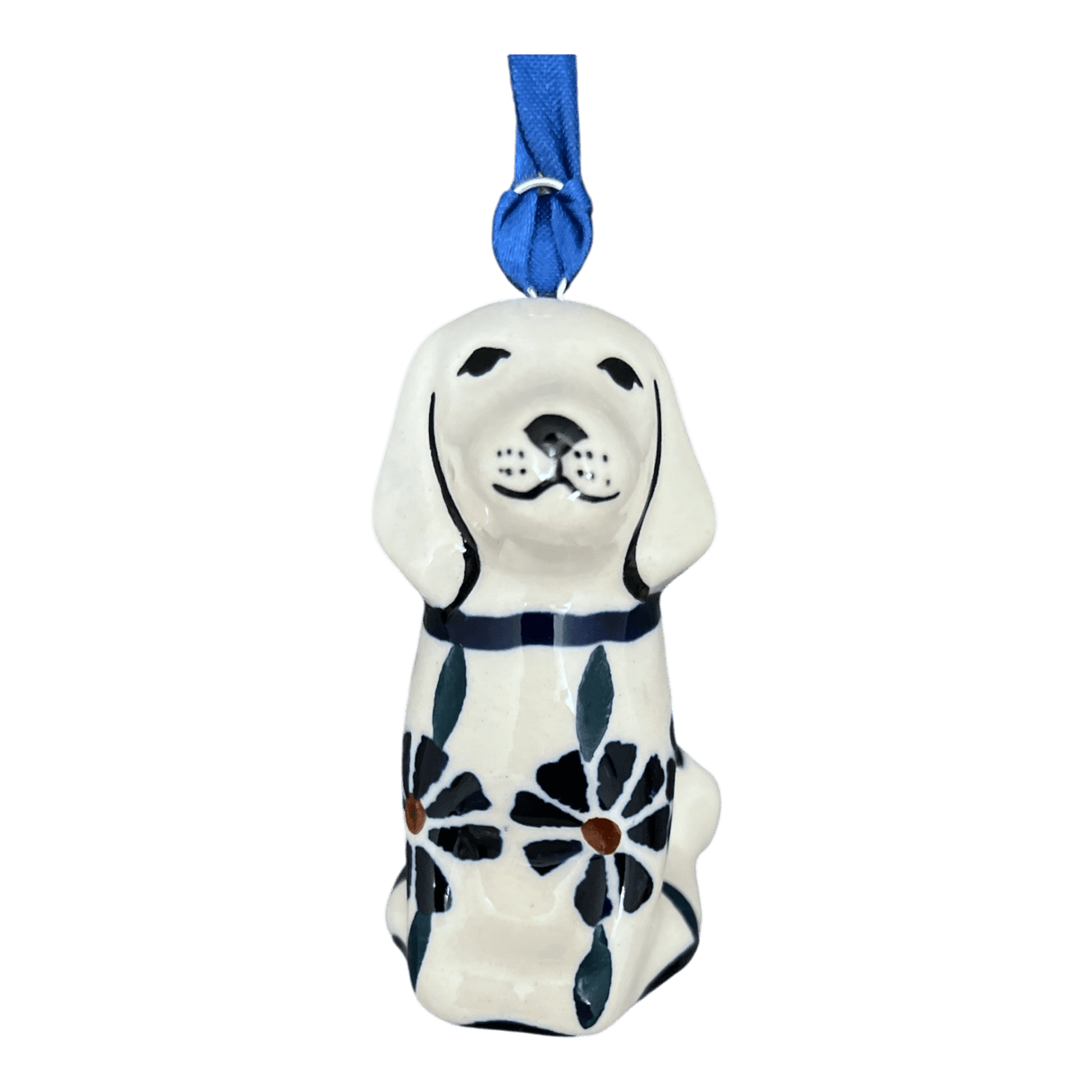 Ornament, Dog, 3" in "Floral Peacock" by Manufaktura | K164T-54KK